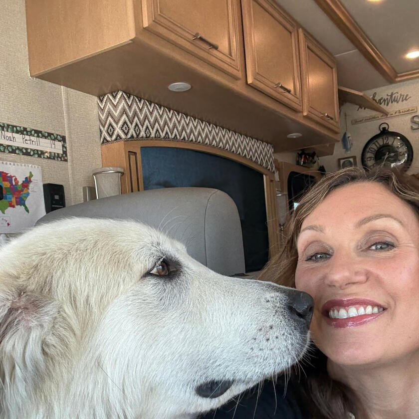 A happy Pampered Pets guest